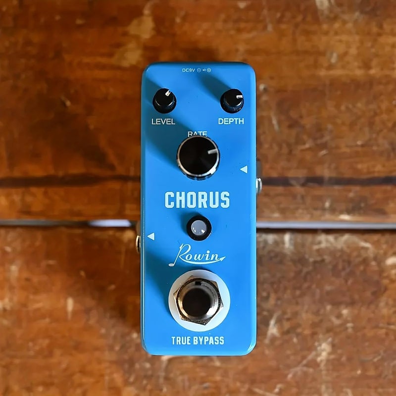 IOppWin Rowin Analog Chorus Guitar Effect Pedal - Pure Warm & Clear Spacey Chorus Sound with Metal Shell, True Bypass, Compact Design (DC 9V Powered) - Image 3